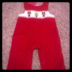 Mud pie 6-9 months reindeer longall